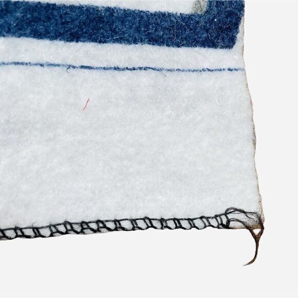 Vintage 90s Dallas Cowboys Blanket Throw Football 63"x43" Tailgate Bedding Decor - Picture 7 of 8